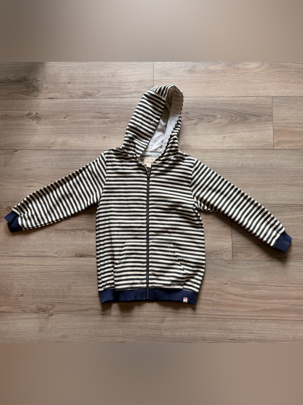 Me & Henry Striped Kids Zip-Up Hoodie